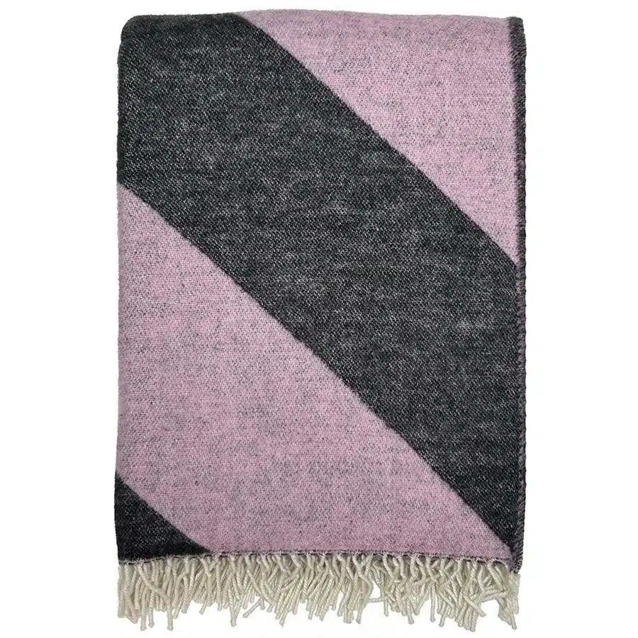 Plaid Angle - Pink/black
