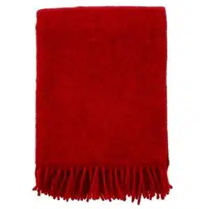 Plaid Gotland - burgundy
