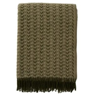 Plaid Ilse - Wood/green