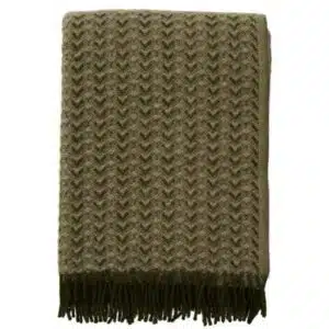 Plaid Ilse - Wood/green