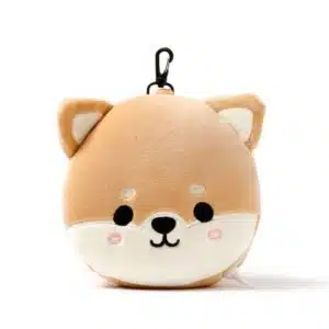 Pluche Shiba Inu Rond Reiskussen & Slaapmask