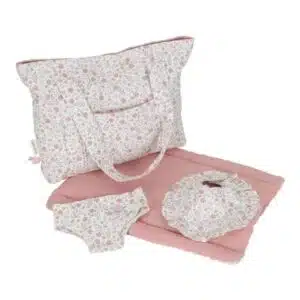 Poppen verzorgingstas Soft Flowers