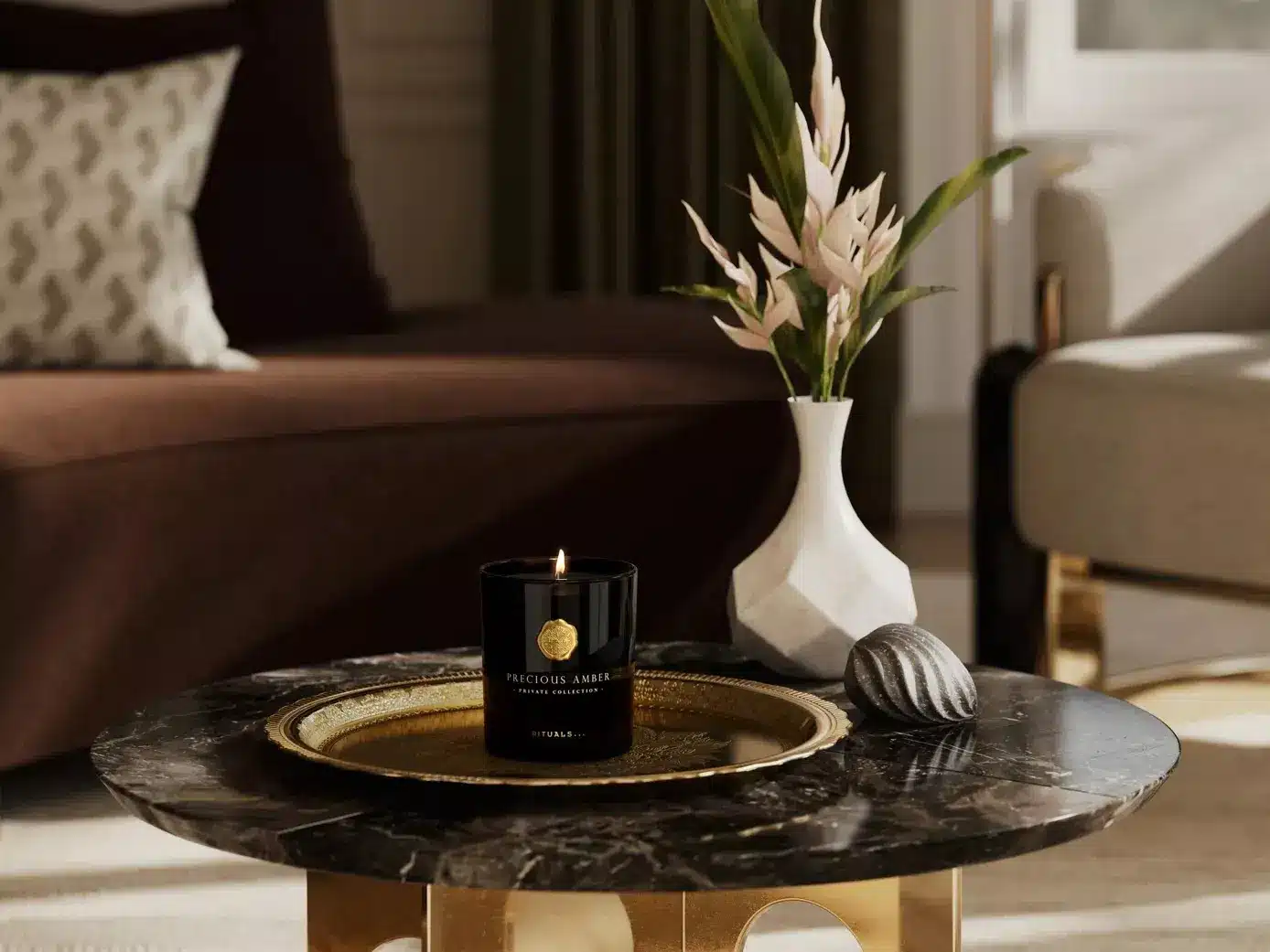 Precious Amber Scented Candle 360g