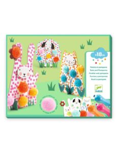 Puntjes en Pompons in het Gras