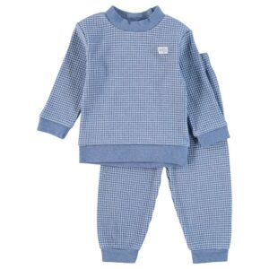 Pyjama Wafel - Blue Melange
