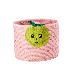 Raffia opbergmand - Appel