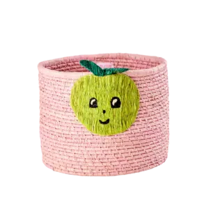 Raffia opbergmand - Appel