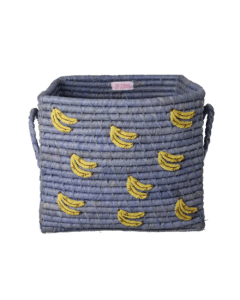 Raffia opbergmand - Bananen all over