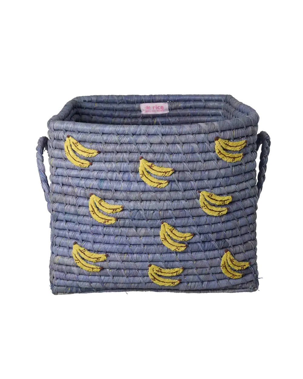 Raffia opbergmand - Bananen all over