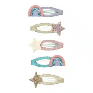 Rainbow & Star Mini Clic Clacs