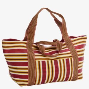 Recycled PP bag - Red, white, yellow, black
