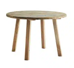 Recycled round dining table