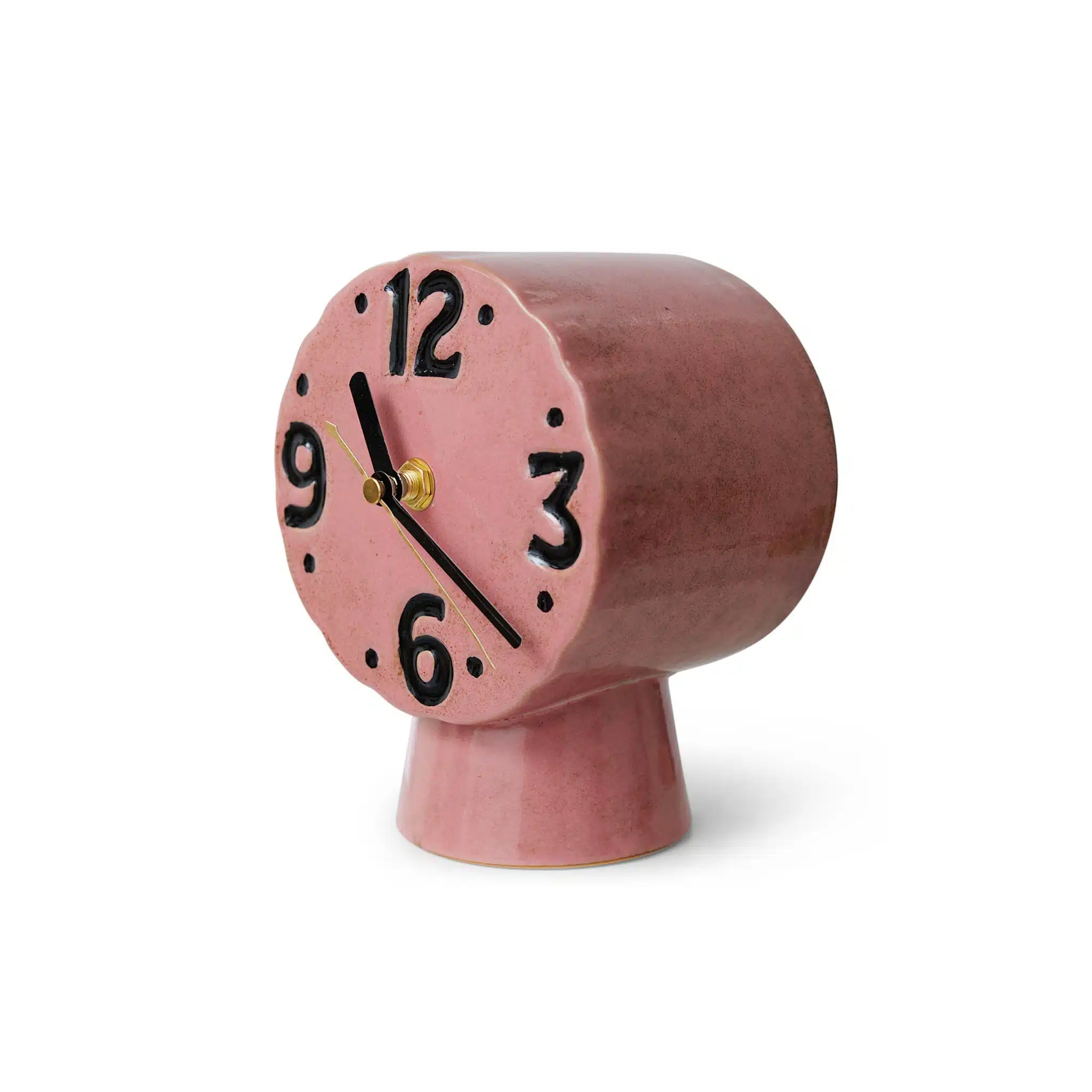 Retro ceramic clock - Pink