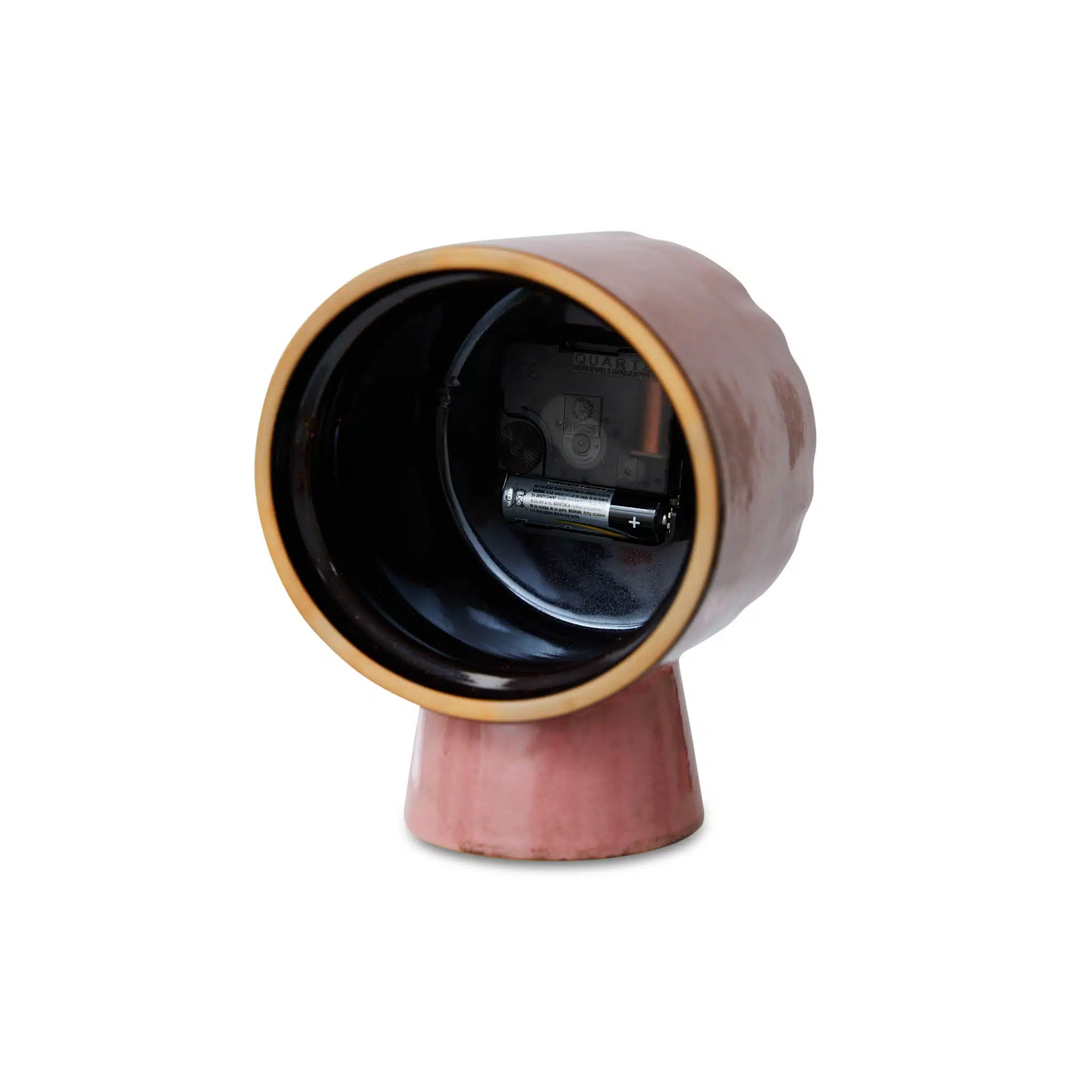 Retro ceramic clock - Pink