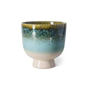 Retro flower pot - Lagoon