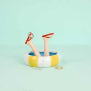 Ring holder Happy Legs - Summer