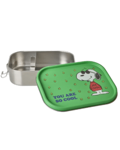 Roestvrijstalen Lunchbox - Groen - Snoopy Print