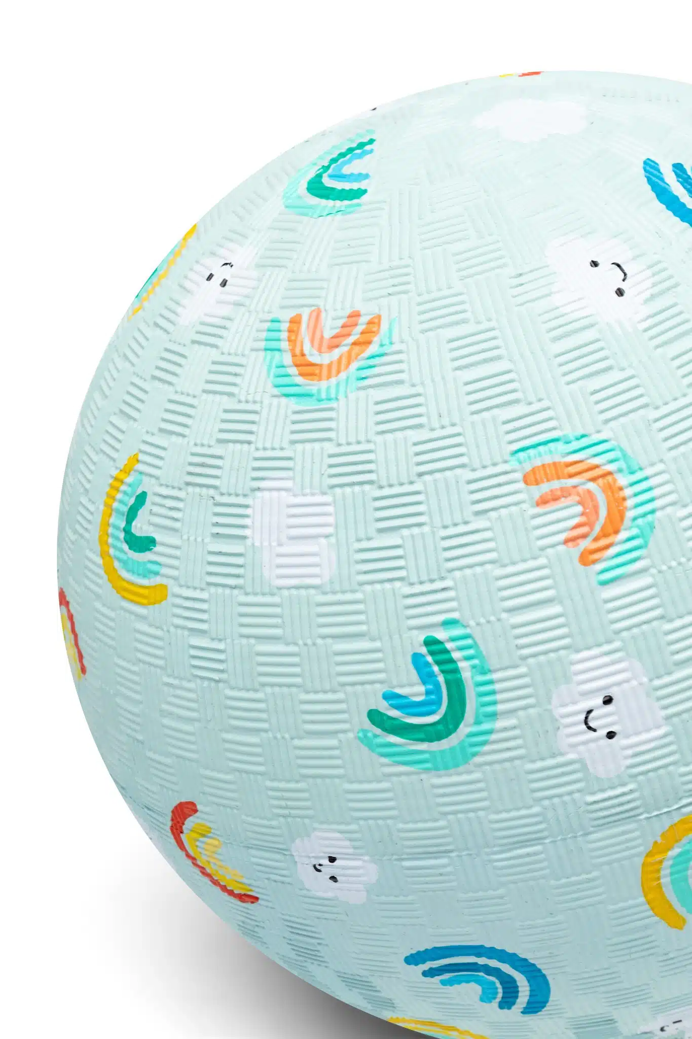 Rubber Bal Regenboog - 13 cm