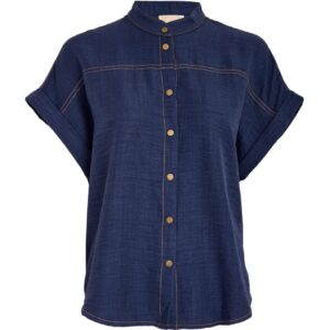Ruth Shirt - Dark Navy Melange