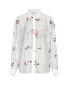Sabine Shirt EMB – Egret