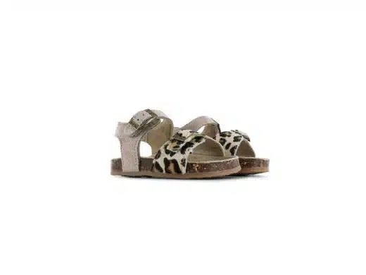 Sandaal Basic - Taupe Leopard