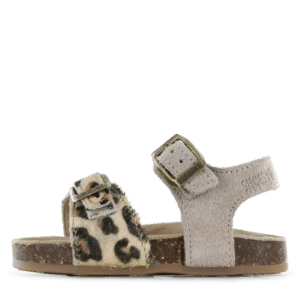 Sandaal Basic - Taupe Leopard