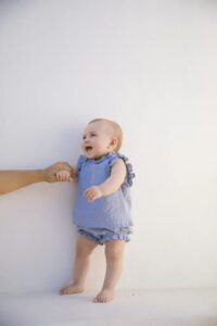 Short Pava - Navy Stripe 6M/68