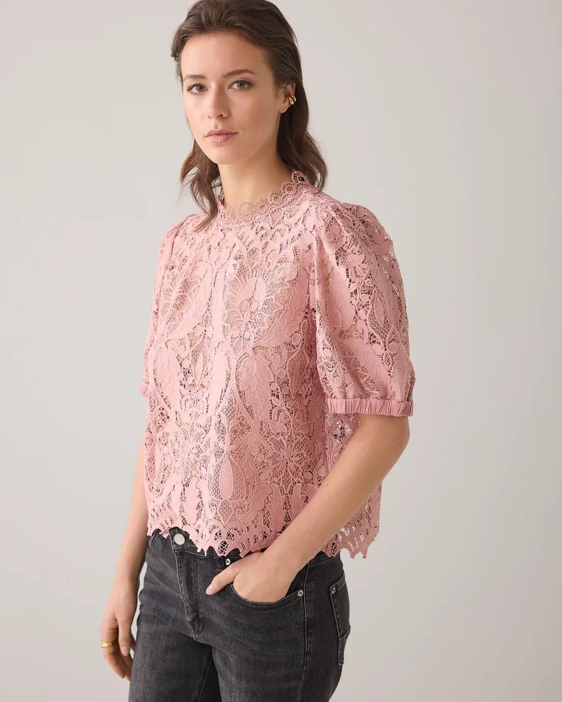 Short sleeve top Lace - Rosesmoke