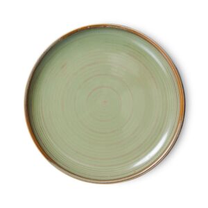 Side plate - Moss green