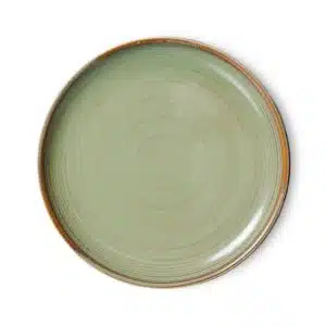 Side plate - Moss green