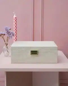 Sieradendoos Louise - Linnen Beige