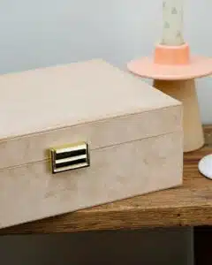 Sieradendoos Louise - Velours Beige