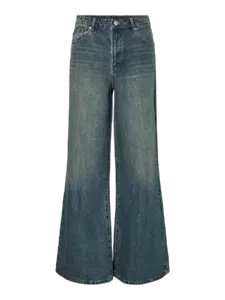 Siva HMW Wide Jeans – Medium Blue Denim