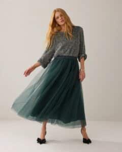 Skirt Mesh – Emeraldgreen