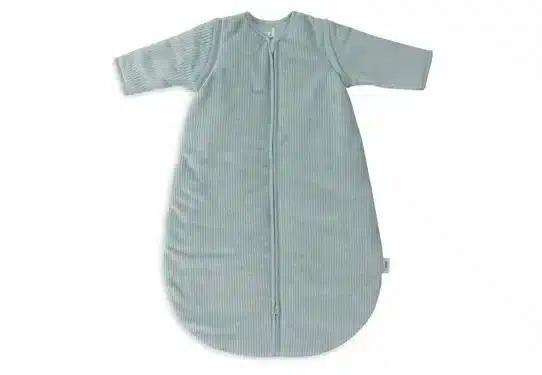Slaapzak met afritsbare mouw 110cm - Rib Sea Green
