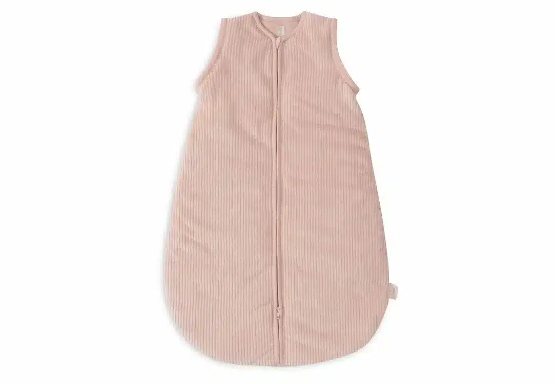 Slaapzak met afritsbare mouw 110cm - Rib Wild Rose