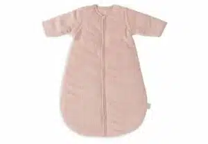 Slaapzak met Afritsbare Mouw 90cm - Rib Wild Rose