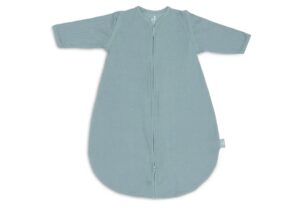 Slaapzak Newborn met Afritsbare Mouw Rond 60cm Ajour - Sea Green