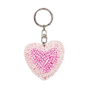 Sleutelhanger Jona hart - roze
