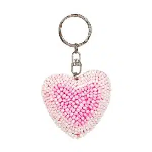 Sleutelhanger Jona hart - roze