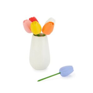 Snack fork Tulip x6 assorted colours