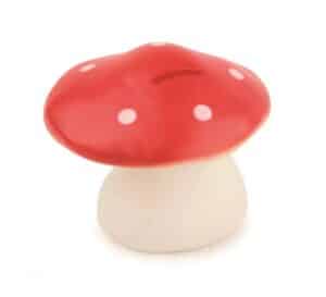 Spaarpot paddenstoel - rood
