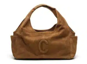 Suede Sophie Mini Shopper Light Cognac