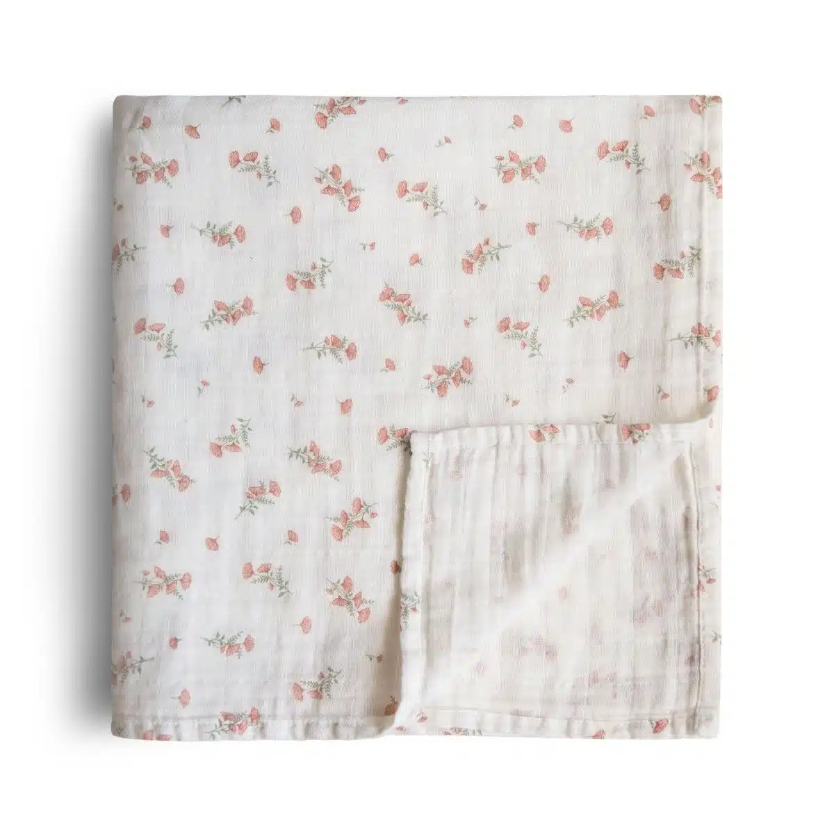 Swaddle 120 x 120cm Pink Flowers