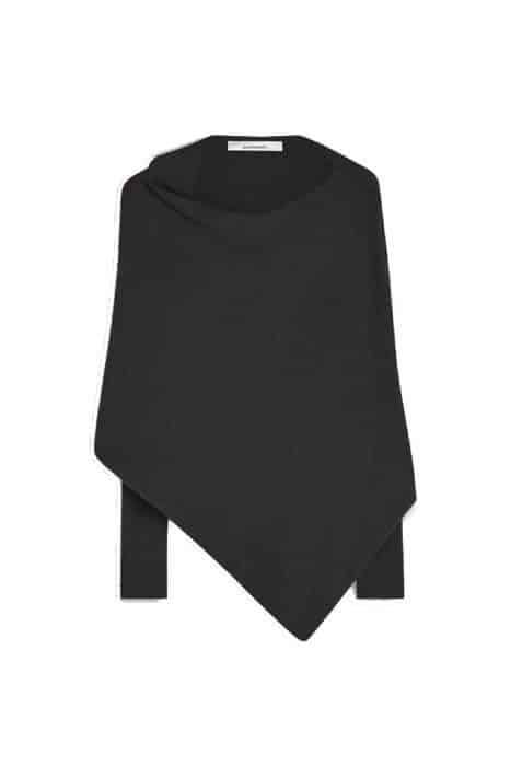 Sweater Viscose blend knit – Black