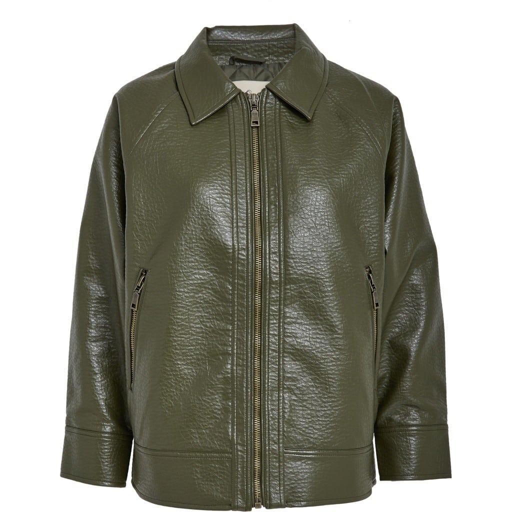 Sylvie Vegan Jacket - Grape Leaf