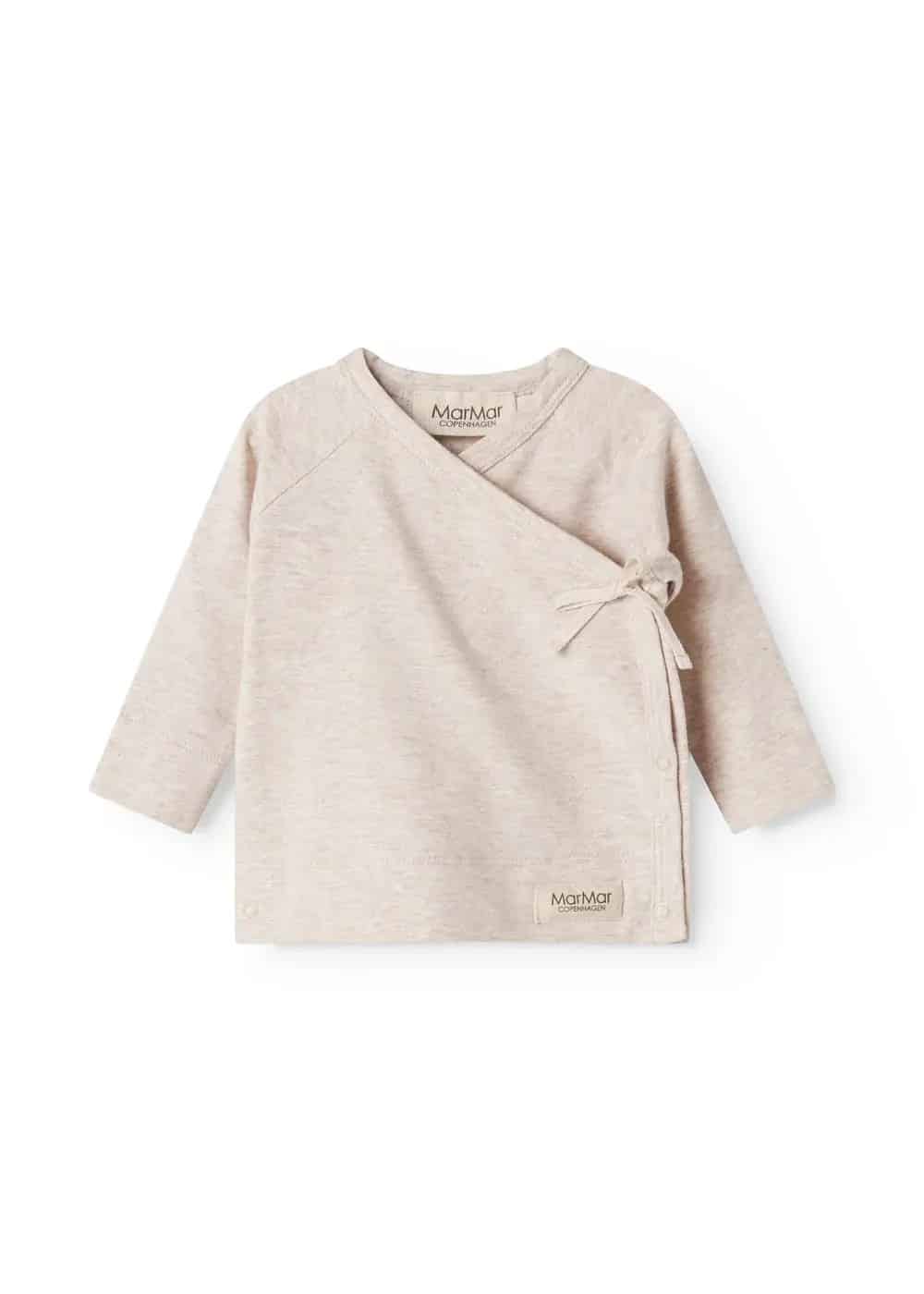 T-Shirt Tut Wrap LS – Light Beige Mel, 0M/50