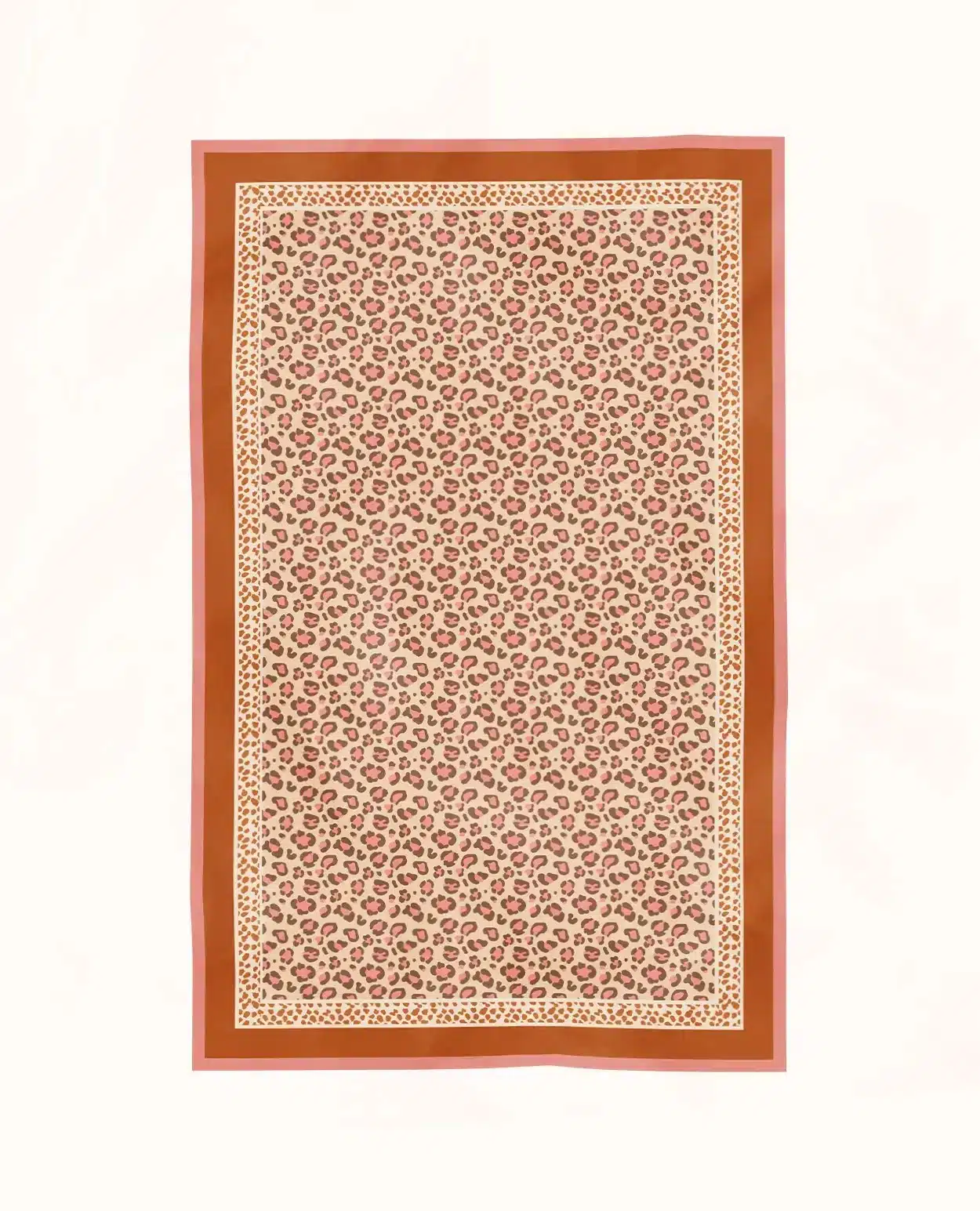 Tafelkleed Coral Leopard 140x300