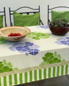 Tafelkleed Green Lilac Bloom 140x250