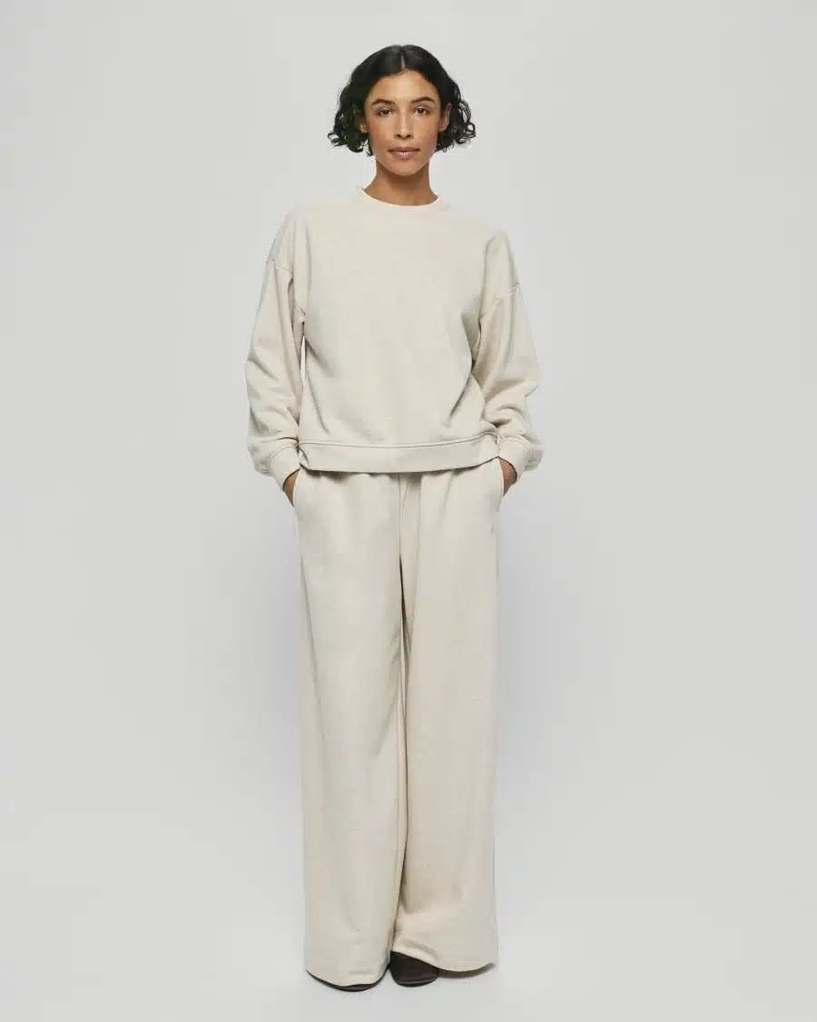 Taia Briena Sweatshirt - Oatmeal Melange